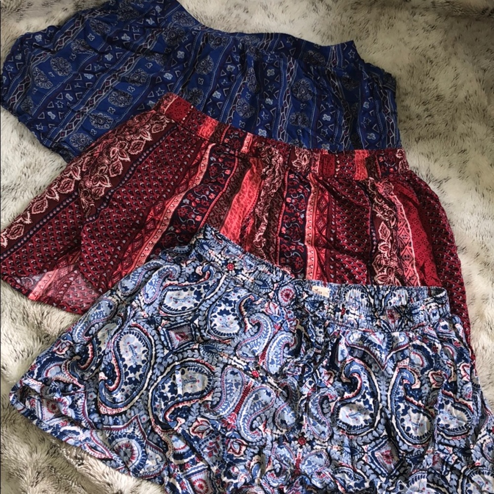 Set of 3! Hollister Shorts